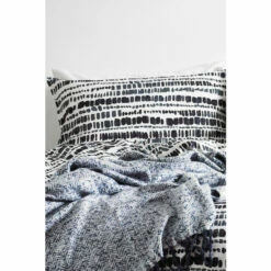 Riva Home The LInen Yard Ink Blue Brushstrokes Washed Cotton Duvet Cover And Pillowcase Set -Riva Home shop unnamed file 728