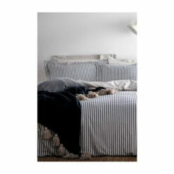 Riva Home The Linen Yard Natural Hebden Striped Duvet Cover And Pillowcase Set -Riva Home shop unnamed file 752