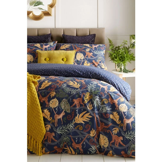 unnamed-file-759.jpg Riva Home Furn. Midnight Blue Monkey Forest Jungle Reversible Duvet Cover And Pillowcase Set -Riva Home shop unnamed file 759