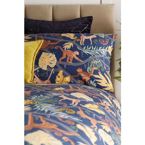 unnamed-file-761.jpg Riva Home Furn. Midnight Blue Monkey Forest Jungle Reversible Duvet Cover And Pillowcase Set -Riva Home shop unnamed file 761