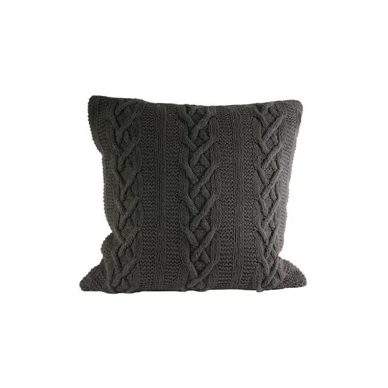 unnamed-file-78.jpg Riva Home Riva Paoletti Charcoal Grey Aran Cable Knit Polyester Filled Cushion -Riva Home shop unnamed file 78