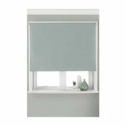 Riva Home Duck Egg Blue Twilight Thermal Blackout Roller Blind