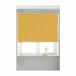 Riva Home Ochre Yellow Twilight Thermal Blackout Roller Blind