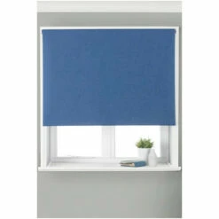 Riva Home Denim Blue Twilight Thermal Blackout Roller Blind